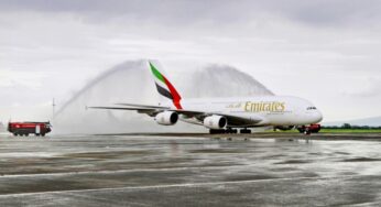 Emirates becomes the first airline to operate the world’s largest commercial passenger aircraft A380 to Clark International Airport