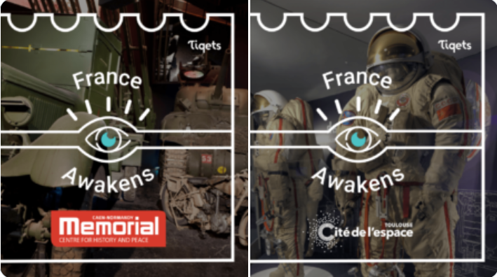 Plus de 15 célèbres musées et attractions en France vont accueillir des expériences virtuelles gratuites et lancer de nouvelles expériences pendant les Awakening Weeks #FranceAwakens 