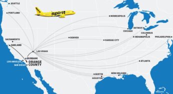 Spirit Airlines announces daily nonstop flights from John Wayne Airport to Las Vegas and Oakland