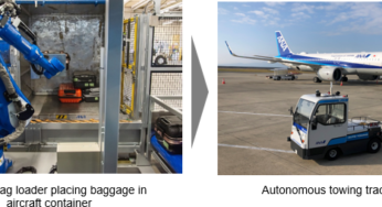 All Nippon Airways teams up with Toyota Industries to further develop robotic baggage loader and autonomous towing tractor at Saga Airport