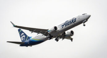 Alaska Airlines expands its fleet with its first Boeing 737-9 MAX airplane