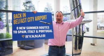 Ryanair announces its return to Belfast City Airport with 8 new routes for summer ’21