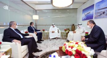 Emirates received official government delegation from Egypt at Arabian Travel Market