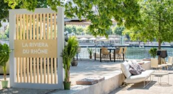 Four Seasons Hotel des Bergues Geneva unveils new pop-up bar and lounge on the lakefront, La Riviera du Rhône