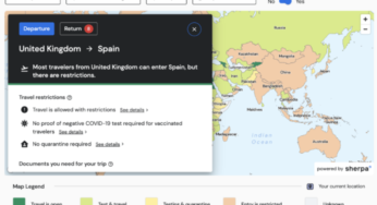 British Airways’ new interactive map lets customers check travel restrictions and entry requirements of any destination