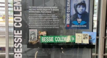 CDA honors Bessie Coleman, the ﬁrst African American woman and the ﬁrst Native American to earn an aviation license