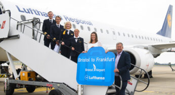 Bristol Airport welcomes the start of Lufthansa’s service between Bristol and Frankfurt