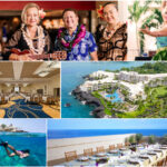 Scenes from the Outrigger Kona Resort and Spa ceremony, 25 August.