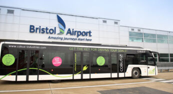 Bristol Airport trials electric airside bus as part of its plan to become Net Zero by the year 2030