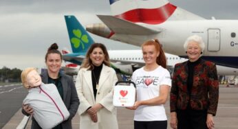 Restart a Heart Day, George Best Belfast City Airport supports ‘At the Heart of the Game’ CPR and AED awareness campaign