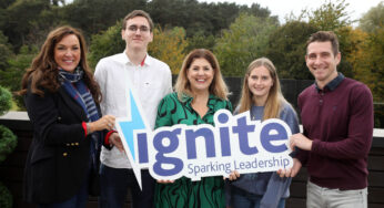 Olympic swimmer Chris Cook joins George Best Belfast City Airport to launch record-breaking year of IGNITE youth leadership programme