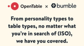 OpenTable and Bumble partner to launch local guides, making planning a date easier than ever before