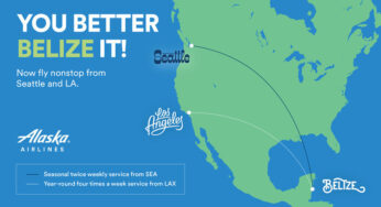 Alaska Airlines starts nonstop service to Belize City from Seattle and Los Angeles