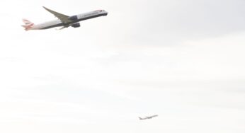 British Airways celebrates its first flight to depart for the US