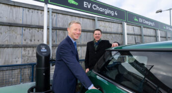 London City Airport opens its first electric car charging stations