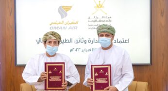 Oman Air Records Management Manual received endorsement from National Records and Archives Authority