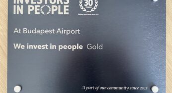 Budapest Airport again earned gold-level accreditation from Investors in People as best employer