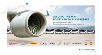 Cathay Pacific launches Corporate Sustainable Aviation Fuel (SAF) Programme