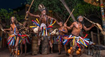 Enjoy a true Zambian dining tradition, a boma dinner at Mukuni Boma African restaurant at Avani Victoria Falls Resort