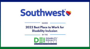 Southwest Airlines scores 100 on 2022 Disability Equality Index for the third consecutive year