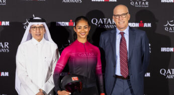 Qatar Airways supports IRONMAN Group as the official Airline Partner the Global IRONMAN® Series and IRONMAN® 70.3® Series