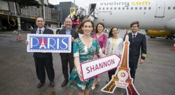 Shannon Airport welcomes inaugural Vueling service to Paris