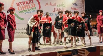 Qatar Airways supports The Street Child World Cup Doha 2022 as its Official Airline Partner