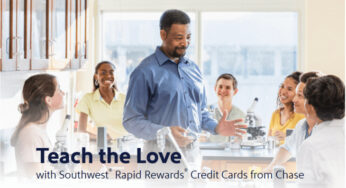 Southwest® Rapid Rewards® Credit Cards from Chase celebrate teachers with the launch of Teach the Love Contest