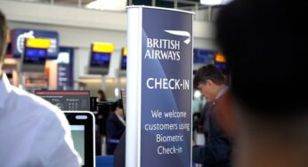 British Airways first UK airline to trial biometric technology enabling customers to travel through the airport without showing their passport