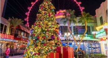 Las Vegas opens the holiday season with brand-new winter wonderland displays