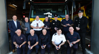 George Belfast City Airport firefighters awarded Long Service and Good Conduct Medals