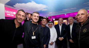 Qatar Airways hosts special draw of the FIFA Legends Cup with football legends at Qatar Airways House