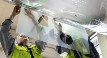 Lufthansa Technik and BASF Develop Revolutionary AeroSHARK Film for Reduced Drag and CO2 Emissions on Commercial Aircraft