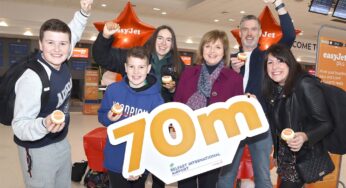 easyJet Celebrates Carrying 70 Million Passengers to and from Belfast International Airport with Expansion Plans for Summer 2023