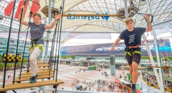 Climbing Adventure Awaits at Munich Airport Center: High-Rope Course Returns for Summer Fun