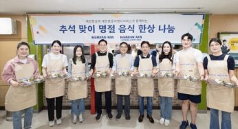 Korean Air Employees Volunteer to Celebrate Chuseok with Elderly Residents