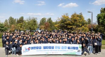 Korean Air and Delta Employees Join Forces for Han River Clean-Up Event