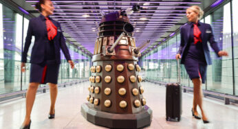 Doctor Who’s Dalek Surprise Delights British Airways Travelers at Heathrow