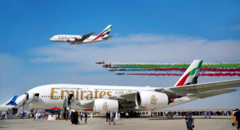 Emirates Leads UAE’s Aviation Spectacular at Dubai Airshow 2023 with Stunning Aerial Formation