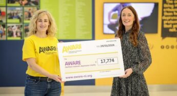 Belfast City Airport Raises £17,774 for AWARE NI in Two-Year Charity Partnership