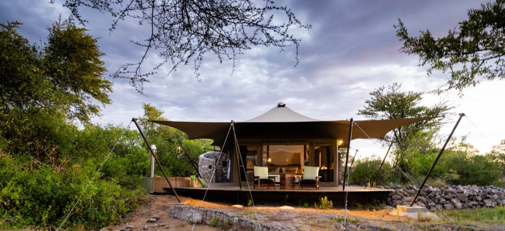 Onguma Tented Camp Room Front View
