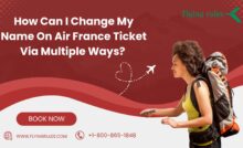 air france name correction policy