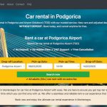 Montenegro Car Rentals Launches New Website and Expands Pick-Up/Drop-Off Locations to Podgorica Airport, Tivat Airport, Budva, and Kotor