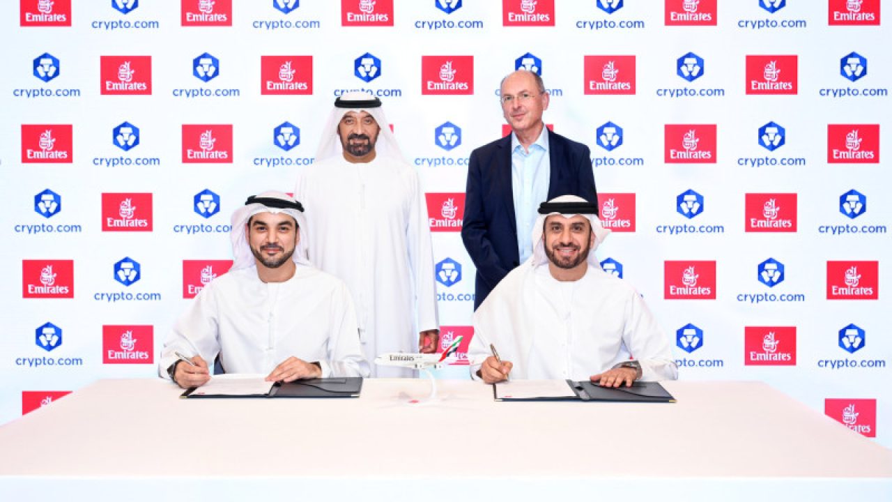 Emirates Signs MoU with Crypto.com to Introduce Cryptocurrency Payments  Next Year - Travel PR News