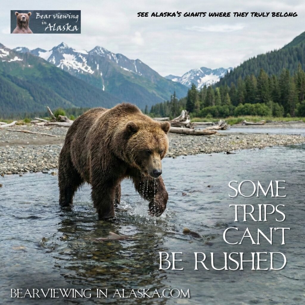 grizzly bear viewing in Alaska