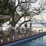 Zambezi Grande pool at sunset